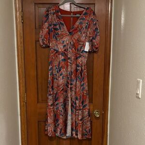 Alexia Admor Elegant Multicolor Floral Dress
